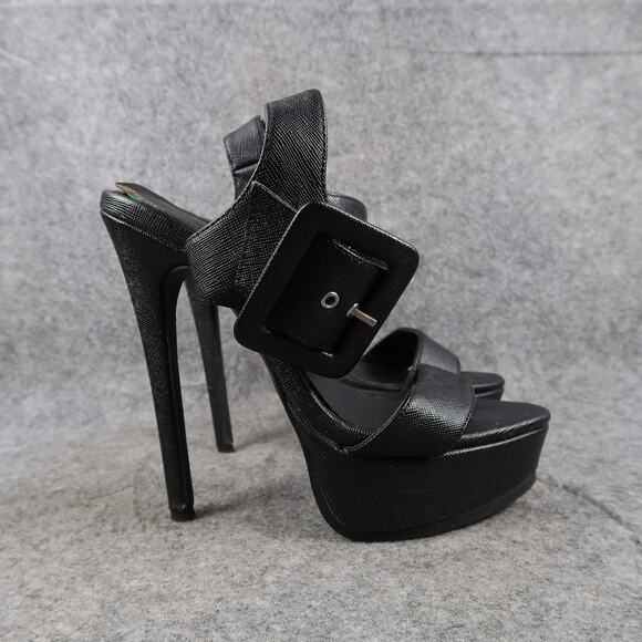 Kendall & Kylie Madden Girl Shoes Womens 6 Platform Heels Stiletto Riya Buckle - Picture 1 of 14